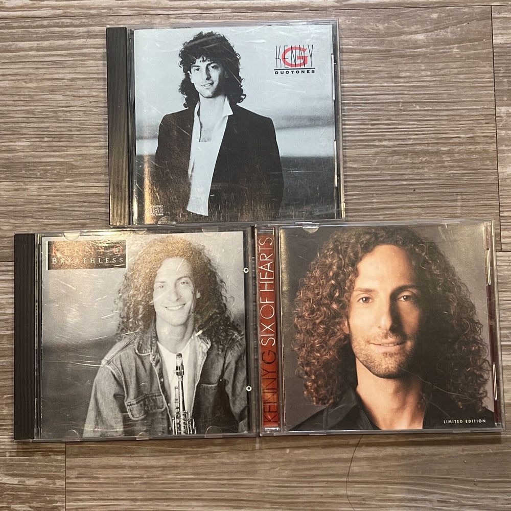 Kenny G Lot Of 3 CDs Six Of Hearts VG+, Breathless‎ VG, & Duotunes VG Condition